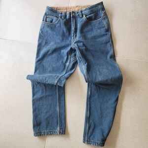 Lined DULUTH TRADING CO. Blue Men's Jeans Size 34×32